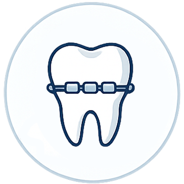 Tailored orthodontic treatment plans designed to discreetly move and straighten teeth for a confident smile.